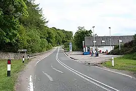 Postamt an der A95 in Ballindalloch