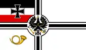 Postflagge bis 1892