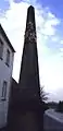 restaurierte Distanzsäule Niemegk
