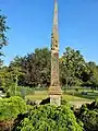 Distanzsäule im Tiergarten
