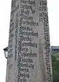 Postmeilensäule in Zwönitz
