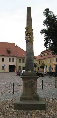 Distanzsäule in Belgern