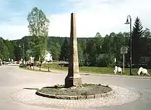 Ganzmeilensäule in Erlabrunn