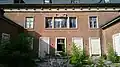 Hof des ehemaligen Offizierskasinos im September 2023