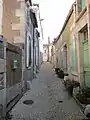 Gasse in Pouilly-sur-Loire