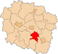 Lage in der Wojewodschaft