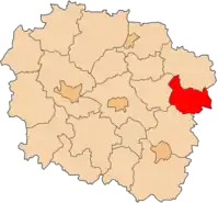 Lage in der Woiwodschaft