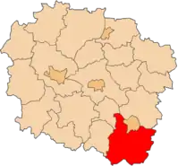 Lage in der Woiwodschaft