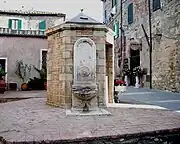 Die Brunnen (Pozzo) im Ortskern