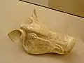 Eberkopfrhyton aus Raum Δ17 im Sektor Delta
