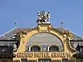 Hotel Evropa, Prag (mit Alois Dryák und anderen)