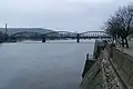 Železniční most pod Vyšehradem
