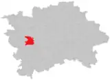 Lage von Jinonice in Prag
