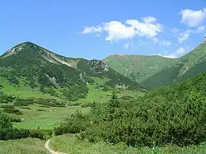 Das Tal Predné Meďodoly mit der Bergwiese Jeruzalem