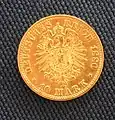10 Mark Goldmünze erste Münzperiode