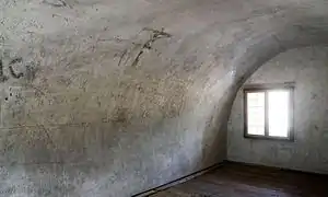 Eine der Gefängniszellen