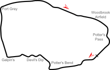 Prince George Circuit 1936–1939 (18,619&nbsp;km)