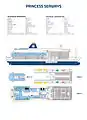 Decksplan der Princess Seaways