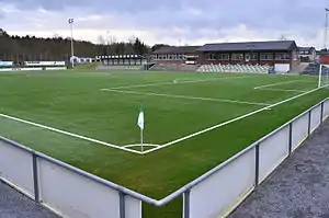 Das Prinz-Philippe-Stadion im Februar 2014