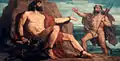 Die Befreiung des Prometheus auf einem Deckengemälde von Christian Griepenkerl, 1878 vollendet. Augusteum, Oldenburg