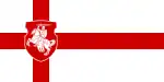 Entwurf der Staatsflagge der Republik Belarus, 1992
