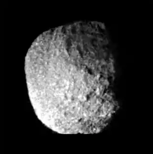 Proteus auf einer Aufnahme der Raumsonde Voyager&nbsp;2 vom 25. August 1989