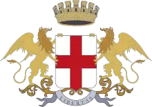 Wappen der Metropolitanstadt Genua