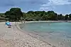 der Strand von Trstevica