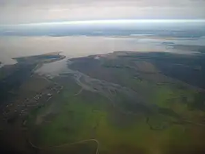 Blick auf den Krasnodarer Stausee aus dem Süden