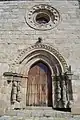 Eiserner Vielpassrahmen eines Rundfensters, Puebla de Sanabria, Kastilien-León