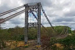 Hängebrücke über den Río Cuyuní