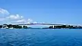 Brücke am oberen Ende des Rio Dulce