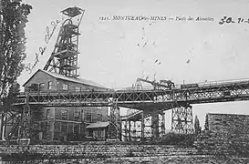Der Schacht Des Alouettes um 1920
