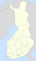 Lage von Pukkila in Finnland