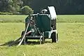 Pumpenaggregat mit Dieselmotor, gerippter Saugschlauch, textiler Druckschlauch