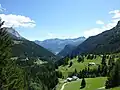 Bei La Rösa an der Passstrasse
