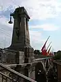 Detailaufnahme eines Pylons