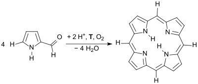 Porphin-Synthese mit Pyrrol-2-carbaldehyd