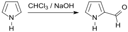 Reimer-Tiemann-Synthese von Pyrrol-2-carbaldehyd