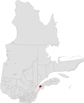 Lage der MRC Rivière-du-Loup