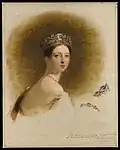 Porträt der Königin Victoria, Öl auf Leinwand, 1837/1838