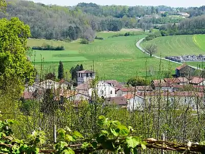 Ortsansicht aus Westen
