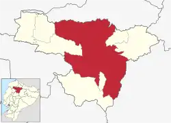 Der Kanton Quito in der Provinz Pichincha