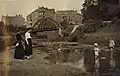 Die Brücke über die Rödel 1922