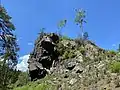 Fels aus der Nähe