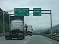 Die R1 in der Mittelslowakei, Anschlussstelle Hronská Dúbrava