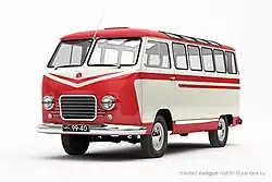 3D-Modell eines Fahrzeugs des Baujahres 1959