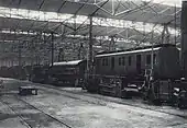 Die Wagenrichthalle um 1942