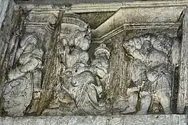Sandsteinrelief Kellerhaus Wendelstein (16. Jahrhundert)