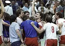 Wiktor Machorin (rechts) bei den Olympischen Spielen 1980
